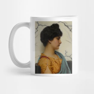 An Arcadian Beauty by John William Godward Mug